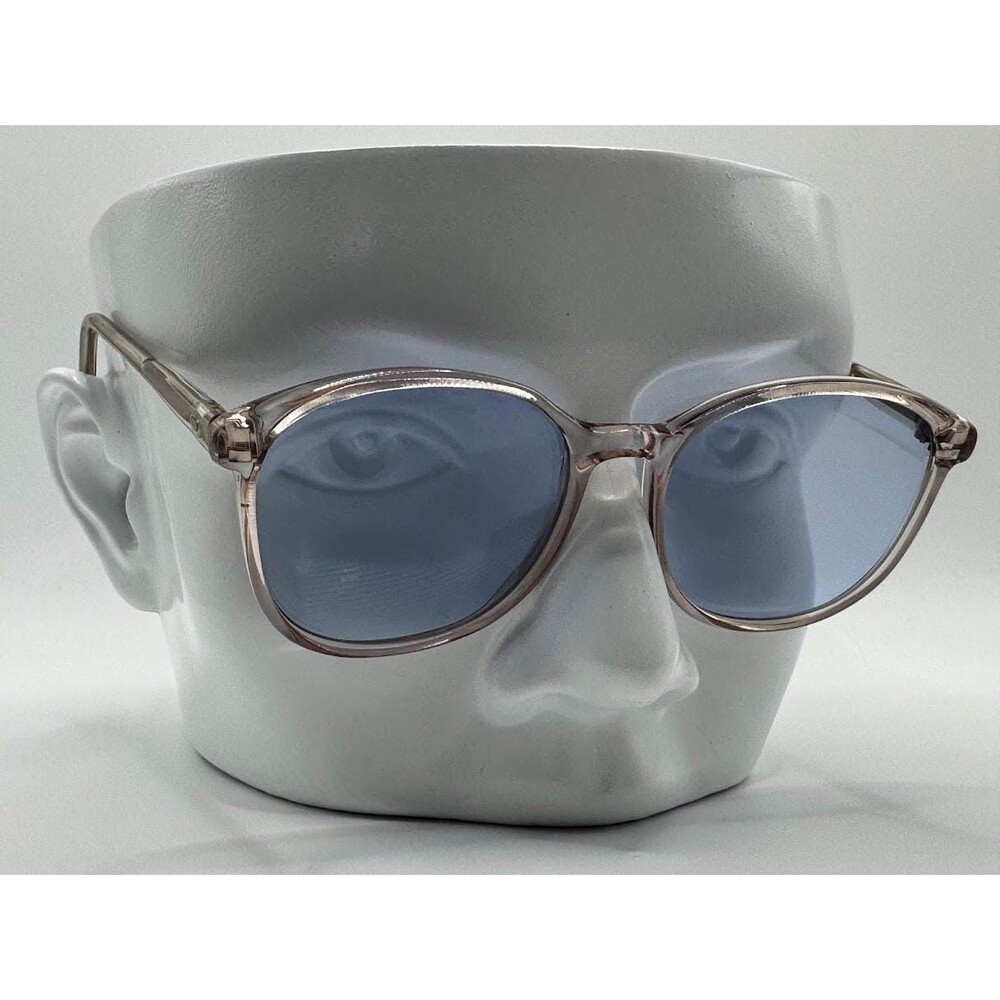 NEW Vintage Eyeglasses | Non RX | Nerdy Style | Narrow Fit | Blue Crystal | #863